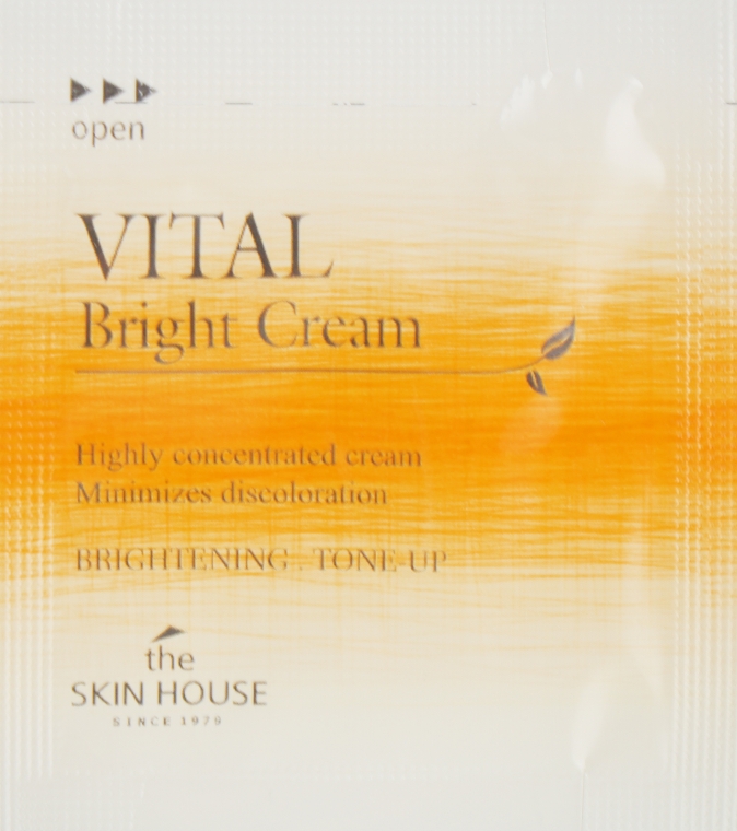 Витаминизированный крем для ровного тона лица - The Skin House Vital Bright Cream (пробник)