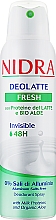 Дезодорант освежающий с молочными протеинами и алоэ - Nidra Deolatte Fresh 48H Spray — фото N1
