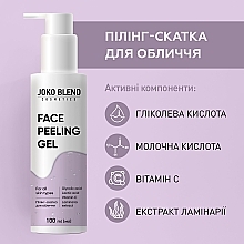 Пілінг-скатка для обличчя з aha-кислотами та вітаміном С - Joko Blend — фото N3