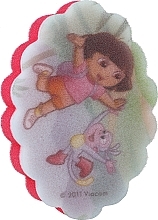 Парфумерія, косметика Мочалка банна дитяча "Дора" 16, червона - Suavipiel Dora Bath Sponge