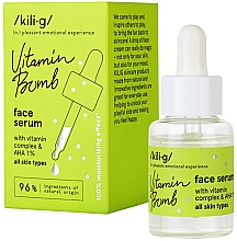 Духи, Парфюмерия, косметика Сыворотка для лица с витаминным комплексом - Kili·g Vitamin Bomb Face Serum With Vitamin Complex & AHA 1%