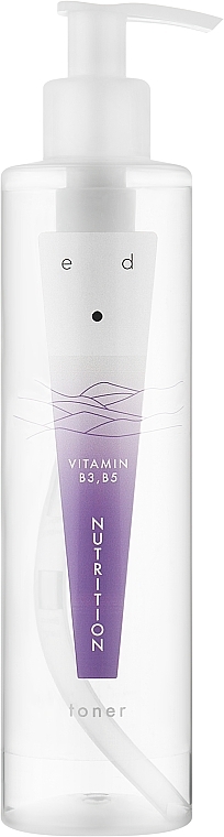 Тоник с витаминами B3, B5 - Ed Cosmetics Nutrition Toner — фото N1