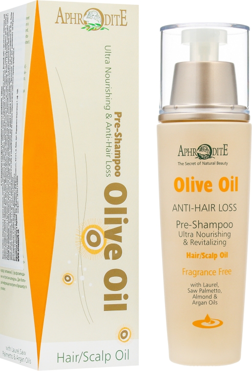 Оливкова олія проти випадання волосся - Aphrodite Olive Oil Ultra Nourishting & Anti-Hair Loss — фото N2