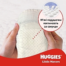 Подгузники Little Movers, 4 (7-18 кг), 150 шт - Huggies Giga Pack — фото N5