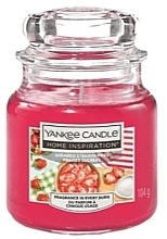 Духи, Парфюмерия, косметика Ароматическая свеча в банке - Yankee Candle Home Inspiration Sugared Strawberries