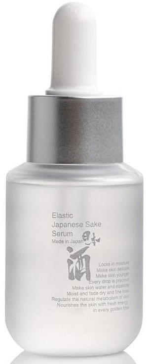 Увлажняющая сыворотка с сакэ - Mitomo Elastic Japanese Sake Serum — фото N1