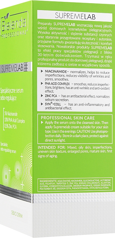 Регулювальна сироватка - Bielenda Professional Supremelab Sebio Derm Serum — фото N3