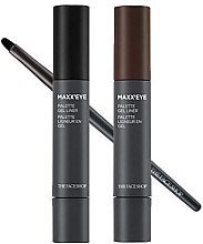 Духи, Парфюмерия, косметика Гелевая подводка для глаз - The Face Shop Max Eye Palette Gel Liner