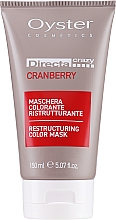 Парфумерія, косметика Тонувальна маска для волосся "Червона" - Oyster Cosmetics Directa Crazy Cranberry