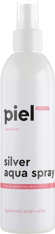 Увлажняющий спрей для сухой и чувствительной кожи - Piel Cosmetics Silver Aqua Spray — фото N5