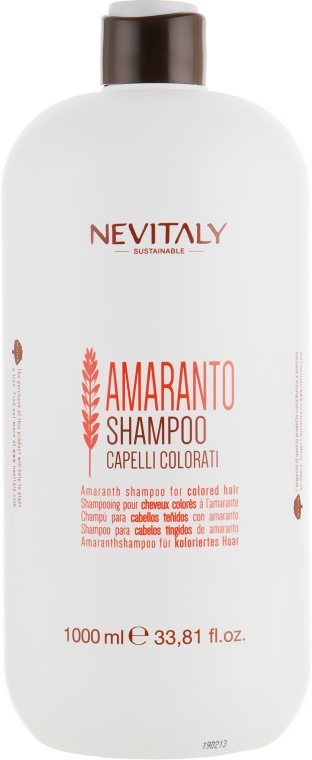 Шампунь для фарбованого волосся з екстрактом амаранта - Nevitaly — фото N3