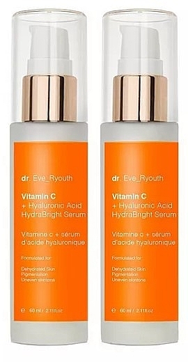 Набор - Dr. Eve_Ryouth Vitamin C + Hyaluronic Acid (ser/2x60ml) — фото N1