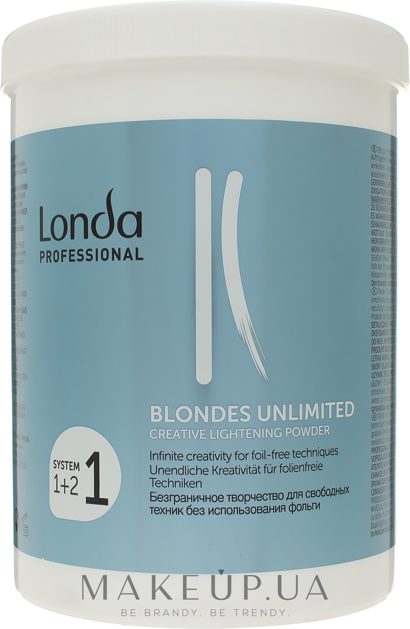 Осветляющая пудра "Креативная" - Londa Professional Blondes Unlimited Creative Lightening Powder — фото 400g