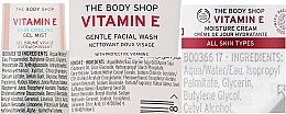 Набор - The Body Shop Happy & Hydrated Vitamin E Skincare Gift Christmas Gift Set (gel/125ml + cr/50ml + spray/57ml) — фото N4