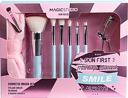 Духи, Парфюмерия, косметика Набор, 8 продуктов - Magic Studio New Rules Skin First Cosmetic Brush Set