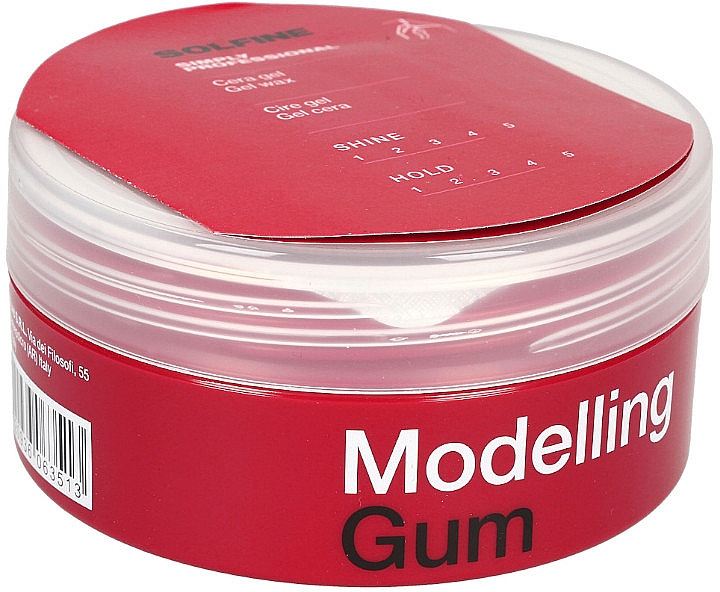 Моделювальна паста для волосся - Solfine Modeling Gum — фото N2
