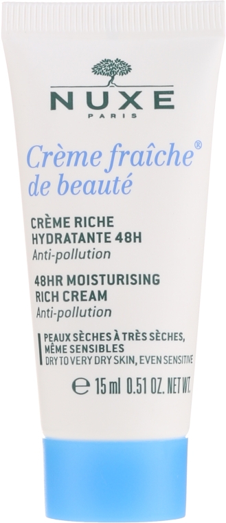 Насичений крем для сухої шкіри - Nuxe Creme Fraiche de Beaute Creme Riche Hydratante 48h — фото N1