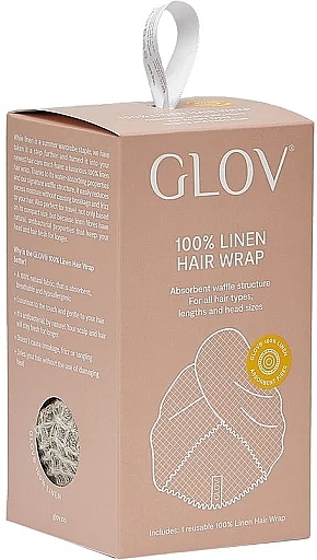 Полотенце для волос льняное - Glov Linen Hair Wrap — фото N3