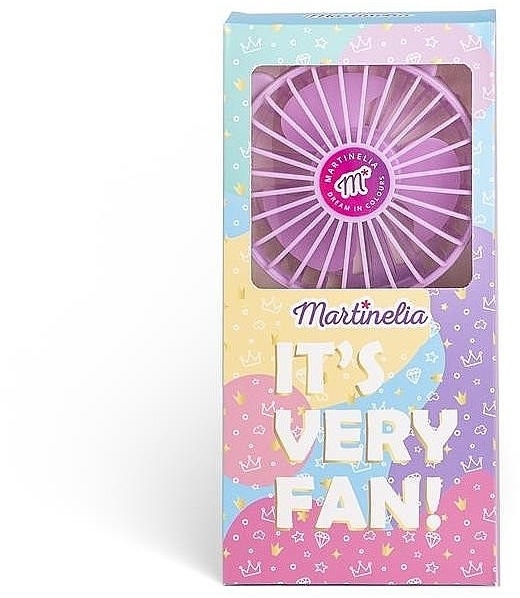 Ручной мини-вентилятор, фиолетовый - Martinelia It's Very Fun — фото N1