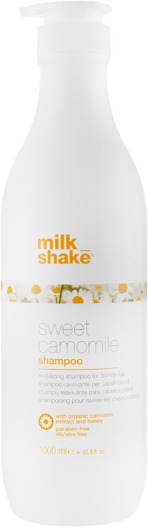 Шампунь для тонкого світлого волосся з екстрактом ромашки - Milk_Shake Sweet Camomile Shampoo — фото N3