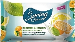 Зволожувальне мило "Апельсин і лимон" - Spring Blossom Orange & Lemon Moisturizing Bar Soap — фото N1