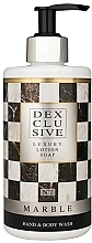 Рідке мило та гель для душу 2 в 1 «Мармур №1» - Dexclusive Luxury Lotion Soap Hand & Body Wash Marble №1 — фото N1