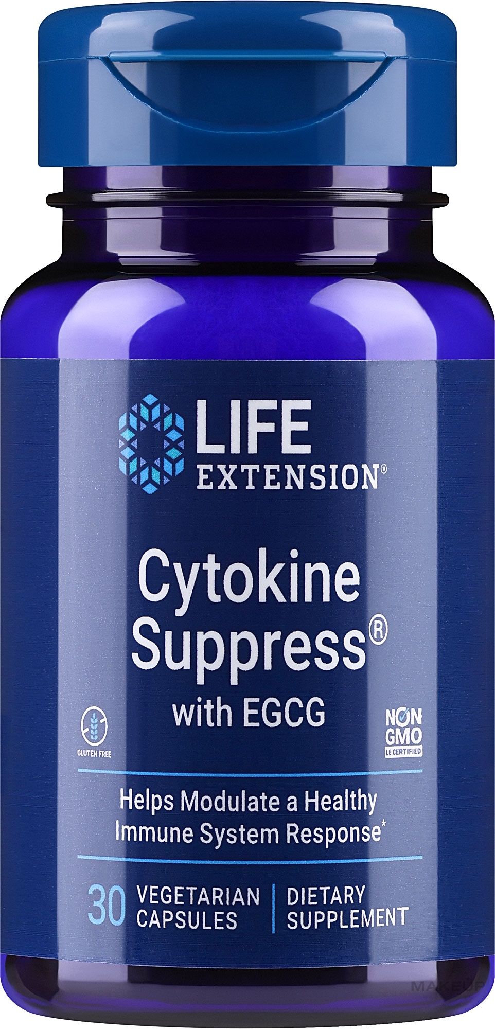 Пищевые добавки для укрепления иммунитета - Life Extension Cytokine Suppress With EGCG — фото 30шт
