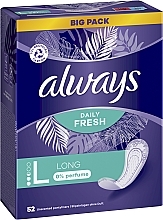 Ежедневные гигиенические прокладки без запаха, 52 шт - Always Daily Fresh Long — фото N3