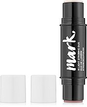 Набор - Avon True VS Mark Neutral Fair Kit (powder/8g + blush/highl/8g + brow/set/4g + lipstick/3.5g) — фото N1