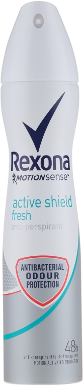 Антиперспирант-спрей для женщин "Антибактериальная свежесть" - Rexona MotionSense Active Protection+ Fresh — фото N1