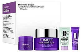 Духи, Парфюмерия, косметика Набор - Clinique Smart Clinical Repair Set (f/cr/50ml + f/ser/10ml + eye/cr/5ml + f/soap/30ml)