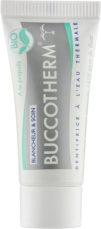 Органическая зубная паста на термальной воде с прополисом "Отбеливание и уход" - Buccotherm