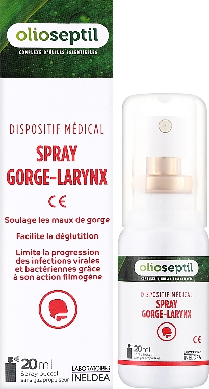 Спрей "Горло-гортань" - Olioseptil Spray Gorge-Larynx — фото N2