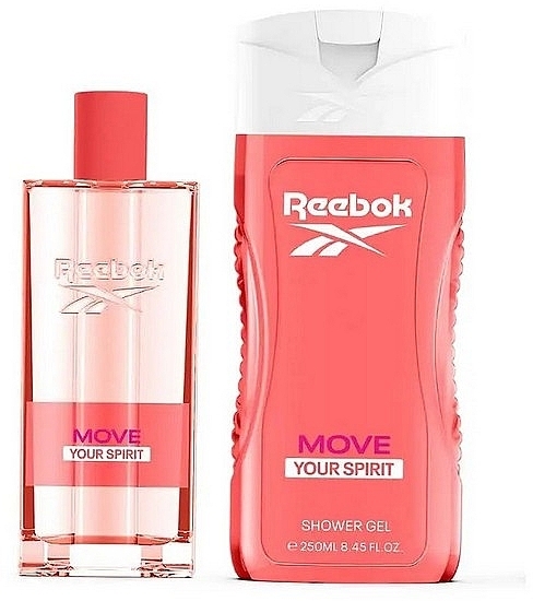 Reebok Move Your Spirit - Набір (edt/100ml + sh/gel/250ml + bag/1pcs) — фото N2