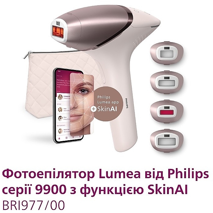 Фотоэпилятор - Philips Lumea Series 9000 BRI977/00 — фото N2