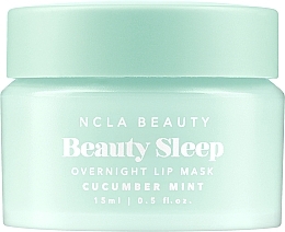 Ночная маска для губ - NCLA Beauty Beauty Sleep Overnight Lip Mask Cucumber Mint — фото N1
