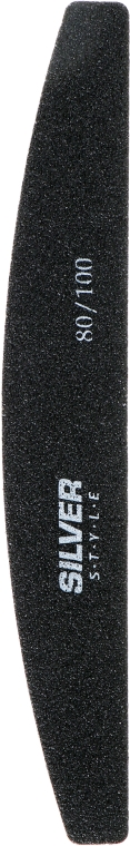Пилочка полировочная, 80/100, SPB-80/100, черная - Silver Style — фото N1