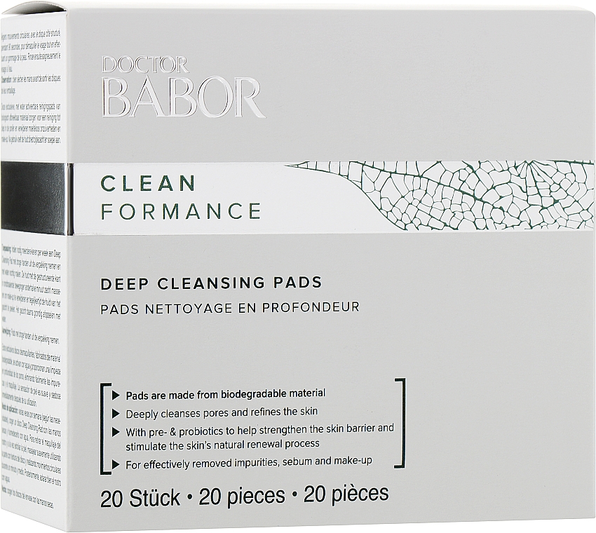 Диски для глибокого очищення шкіри - Babor Doctor Babor Clean Formance Deep Cleansing Pads — фото N1