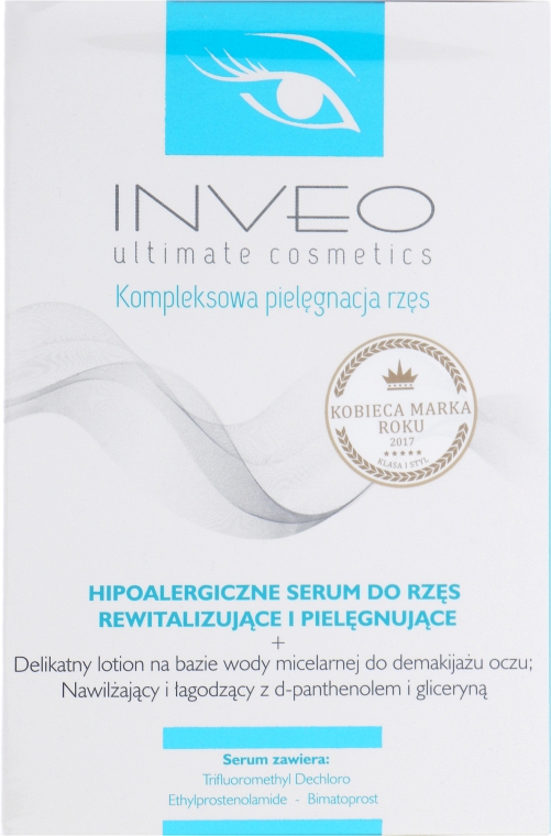 Набір  - Inveo Ultimatimate Cosmetics (eye/serum/3.5g + micellar/water/50ml) — фото N1