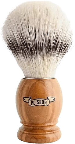 Помазок - Plisson Oliver Handle Shaving Brush With White Fiber — фото N1