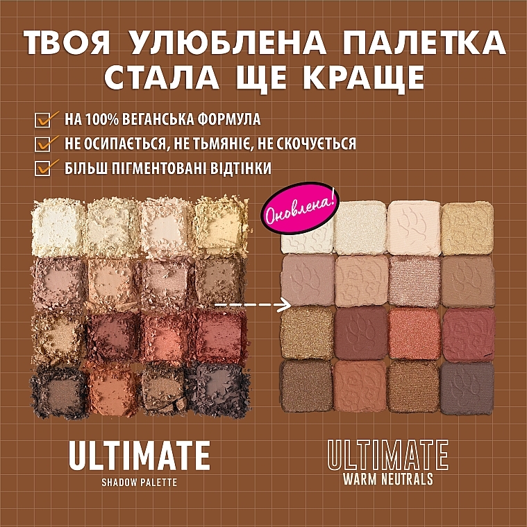 Палетка з 16 відтінків тіней для повік - NYX Professional Makeup Ultimate Shadow Palette — фото N4