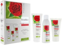 Духи, Парфюмерия, косметика Набор - Sts Cosmetics Rose Rio (water/150ml + sh/gel/75ml + bod/milk/50ml)