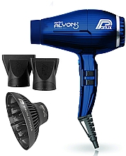 Фен для волосся, з дифузором, синій - Parlux Alyon Air Ionizer Tech Midnight Blue & Diffuser — фото N2