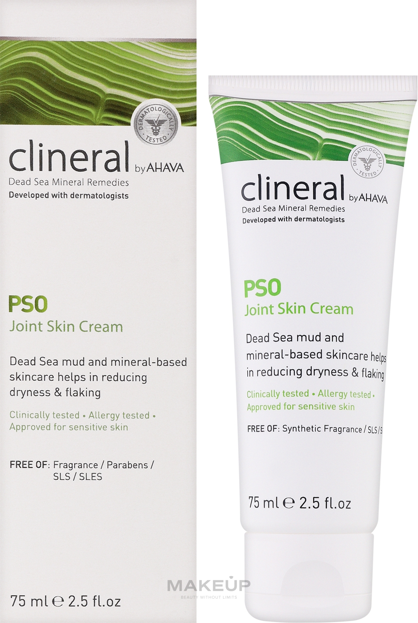 Крем для шкіри в зоні суглобів - Ahava Clineral PSO Joint Skin Cream — фото 75ml