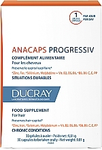Харчова добавка проти випадання волосся - Ducray Anacaps Progressiv Anti Chute Capsule — фото N1