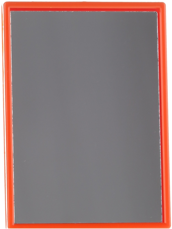Компактное прямоугольное зеркальце, в оранжевой оправе - Donegal Mirror — фото N1