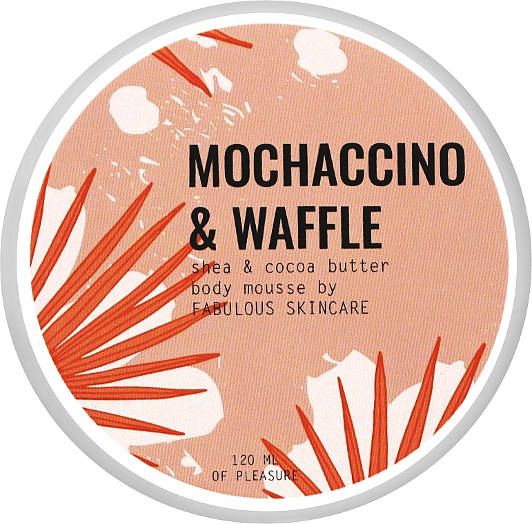 Батер з ароматом макачино й вершкових вафель - Fabulous Skincare Mochaccino & Waffle Shea & Cocoa Butter Body Mousse — фото N1