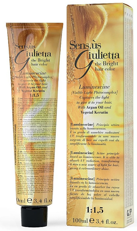 Крем-краска модулятор - Sensus Giulietta The Bright Hair Color Modulater — фото N1