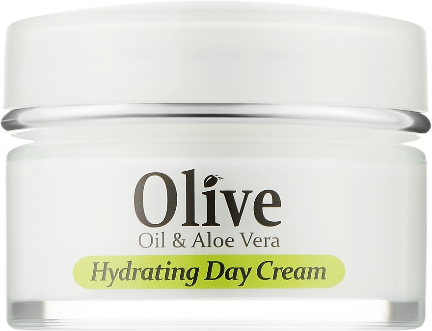 Зволожувальний крем для обличчя, денний з алое вера - Madis Herbolive Hydrating Day Cream — фото N1