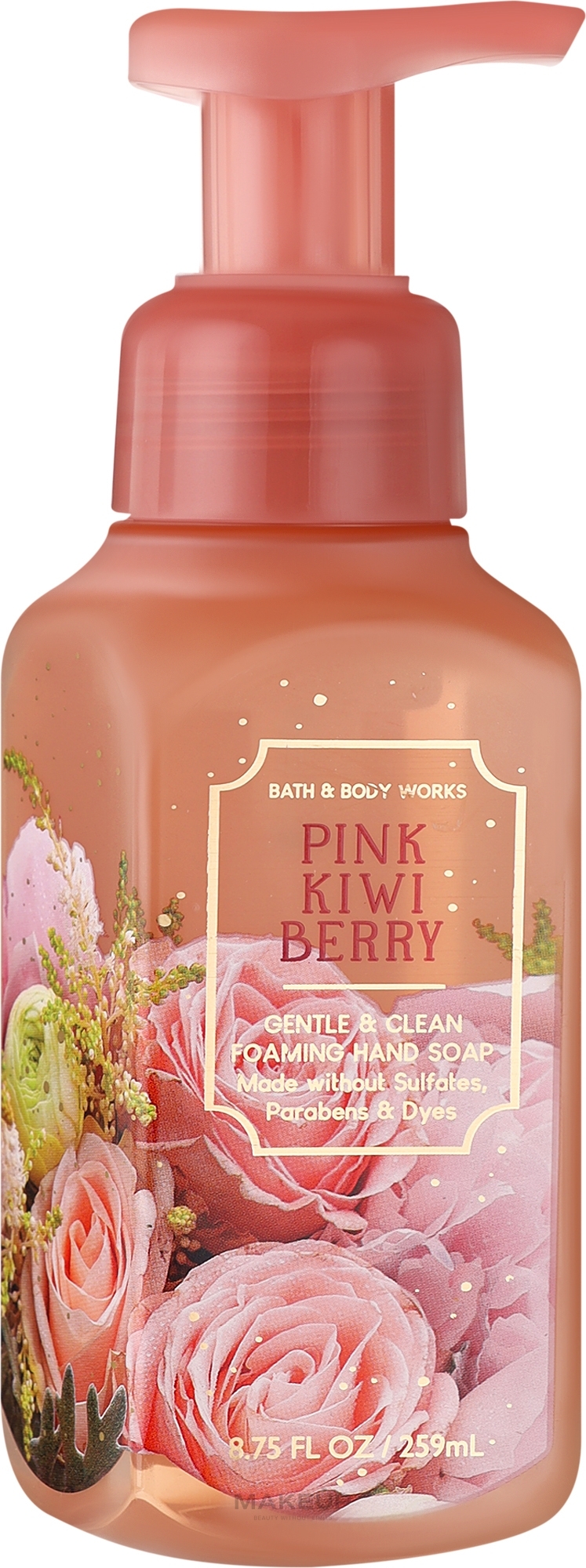 Мыло-пена для рук "Розовая ягода киви" - Bath And Body Works Gentle & Clean Foaming Hand Soap Pink Kiwi Berry — фото 259ml
